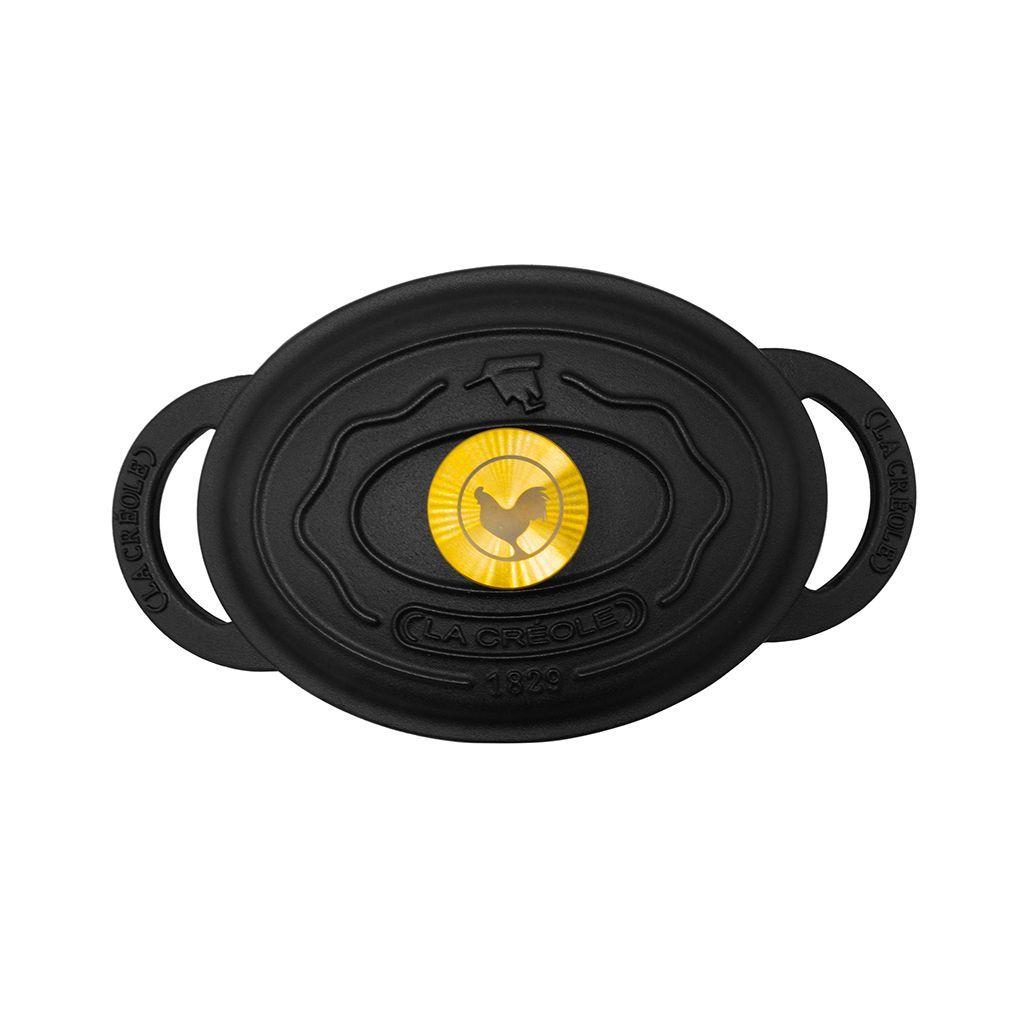 Olla Ovalada Ø24cm Black Matte-1