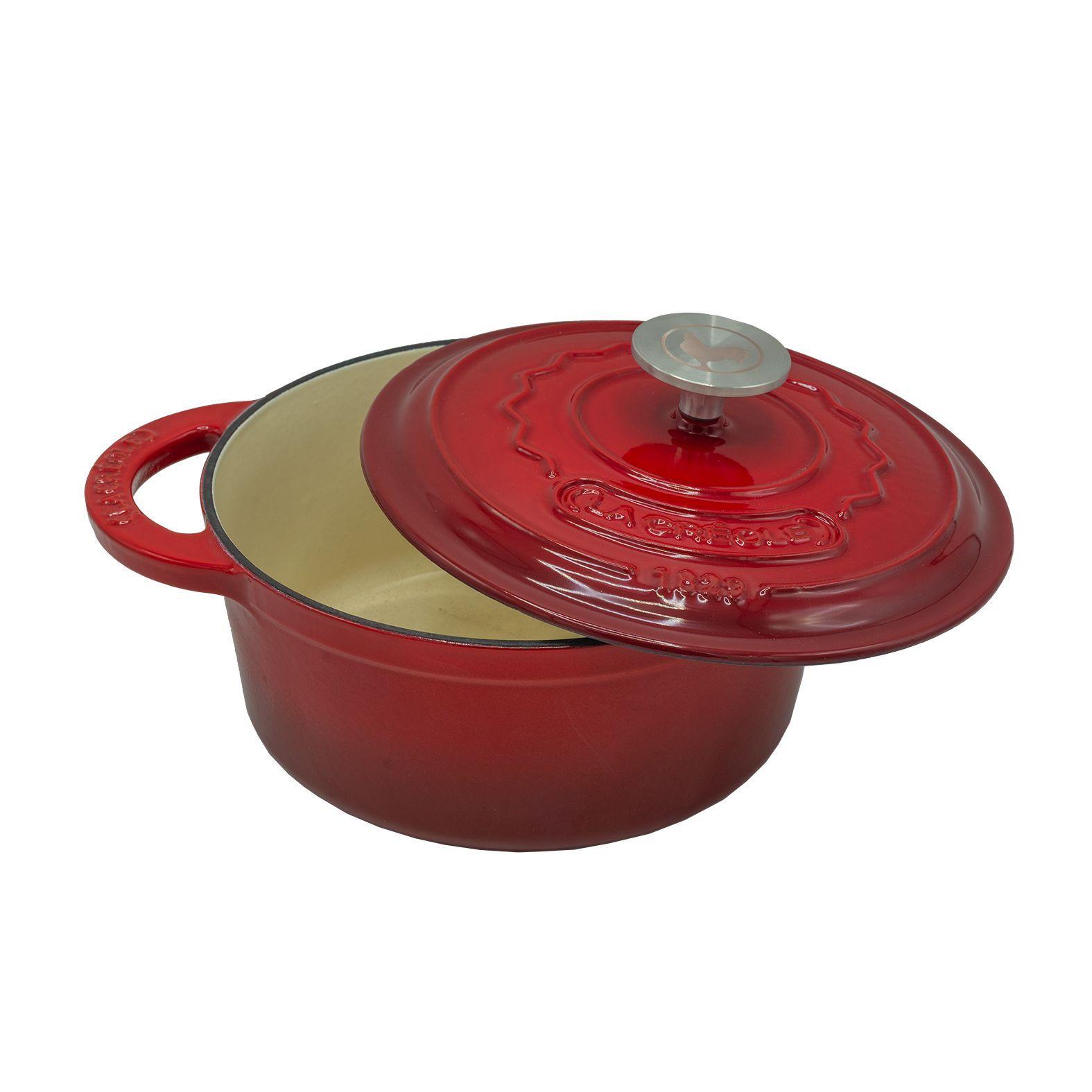 Olla redonda Ø21 cm 3 Lts Rouge Rubis-1