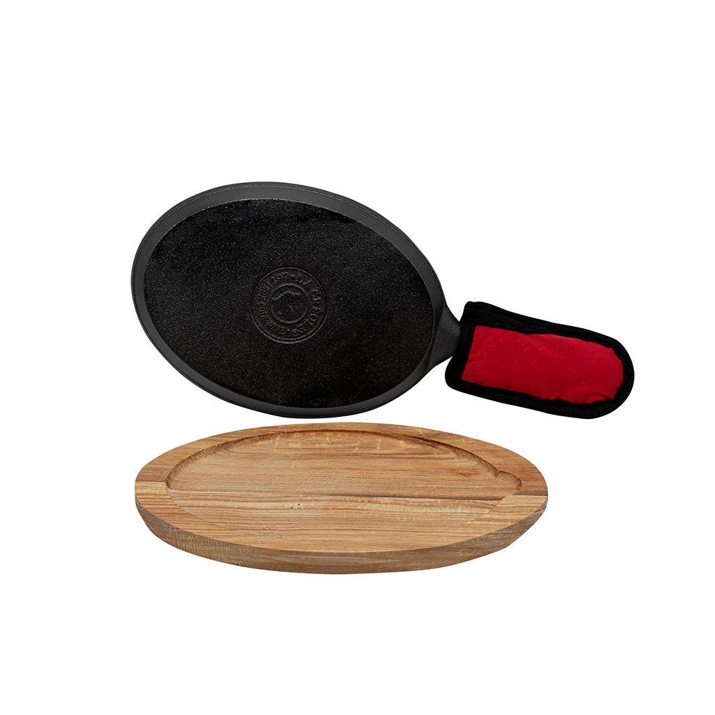 Plancha Ovalada Outdoor "Fajita" 25 x 18 cm.-4