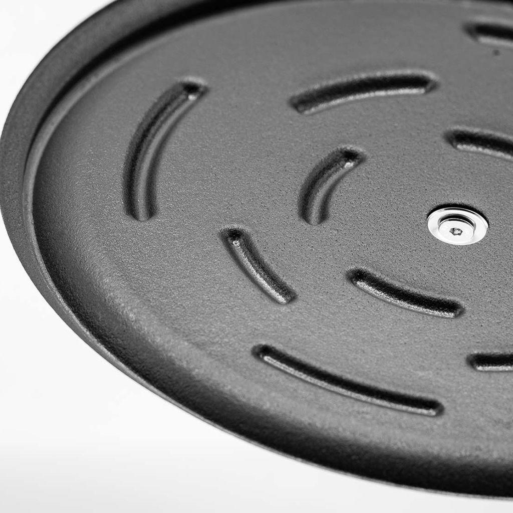 Olla redonda Ø26cm 5 Lts Black Matte-5