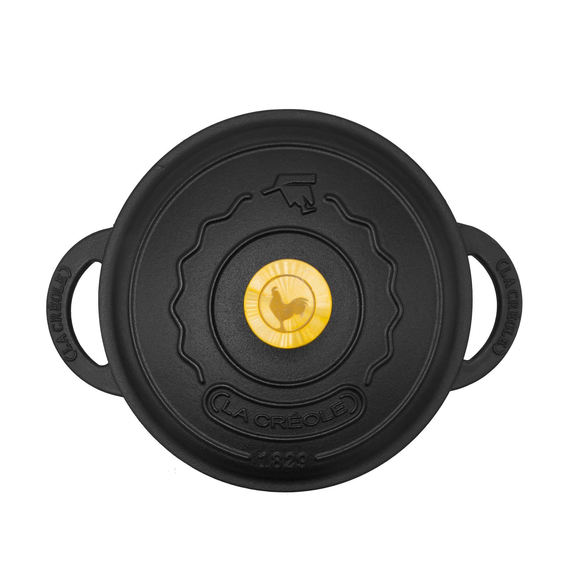 Olla redonda Ø26cm 5 Lts Black Matte-2