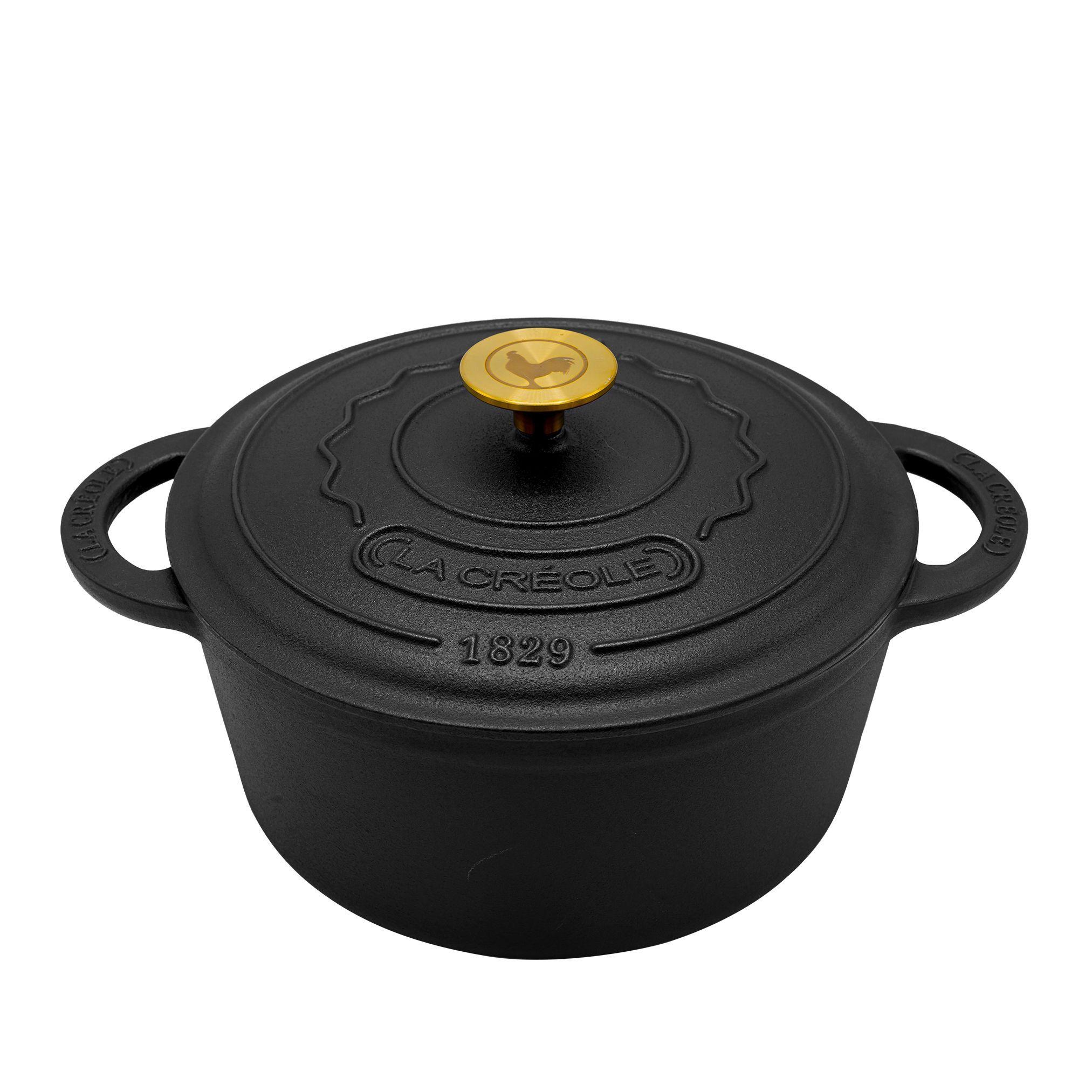 Olla redonda Ø26cm 5 Lts Black Matte-0