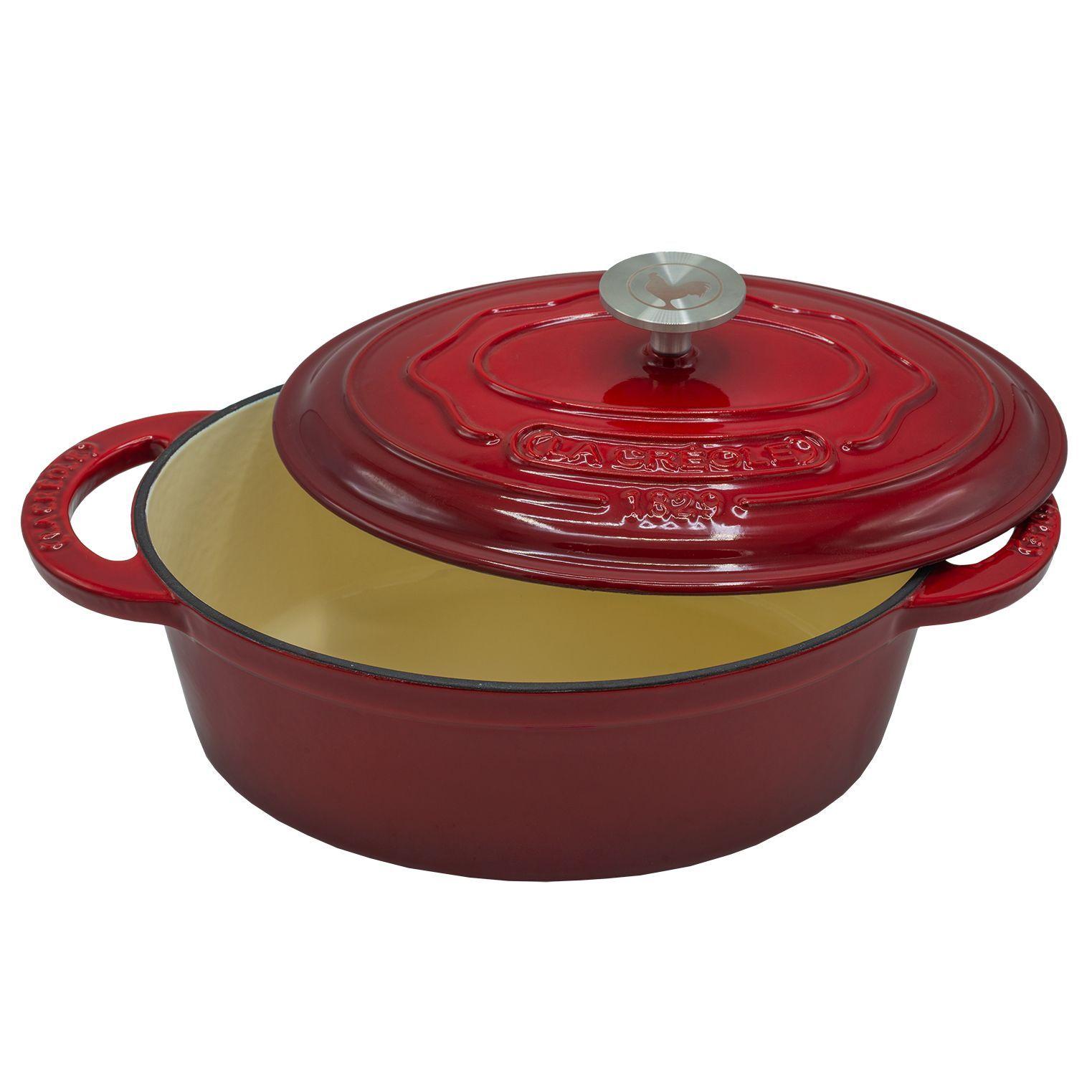 Olla ovalada Ø29 cm 4 Lts Rouge Rubis-2