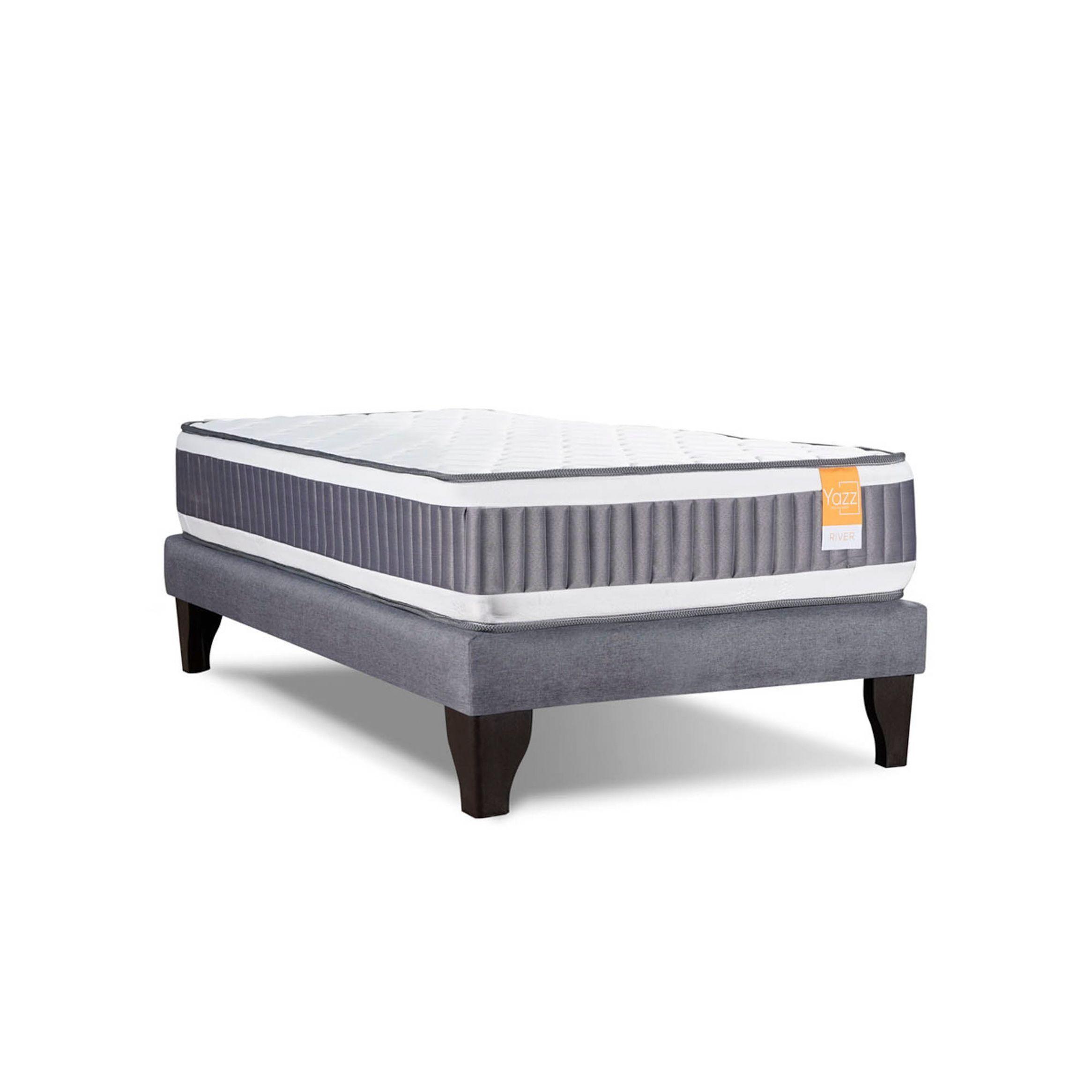 Cama Europea 1.5 Plazas River Yazz-0