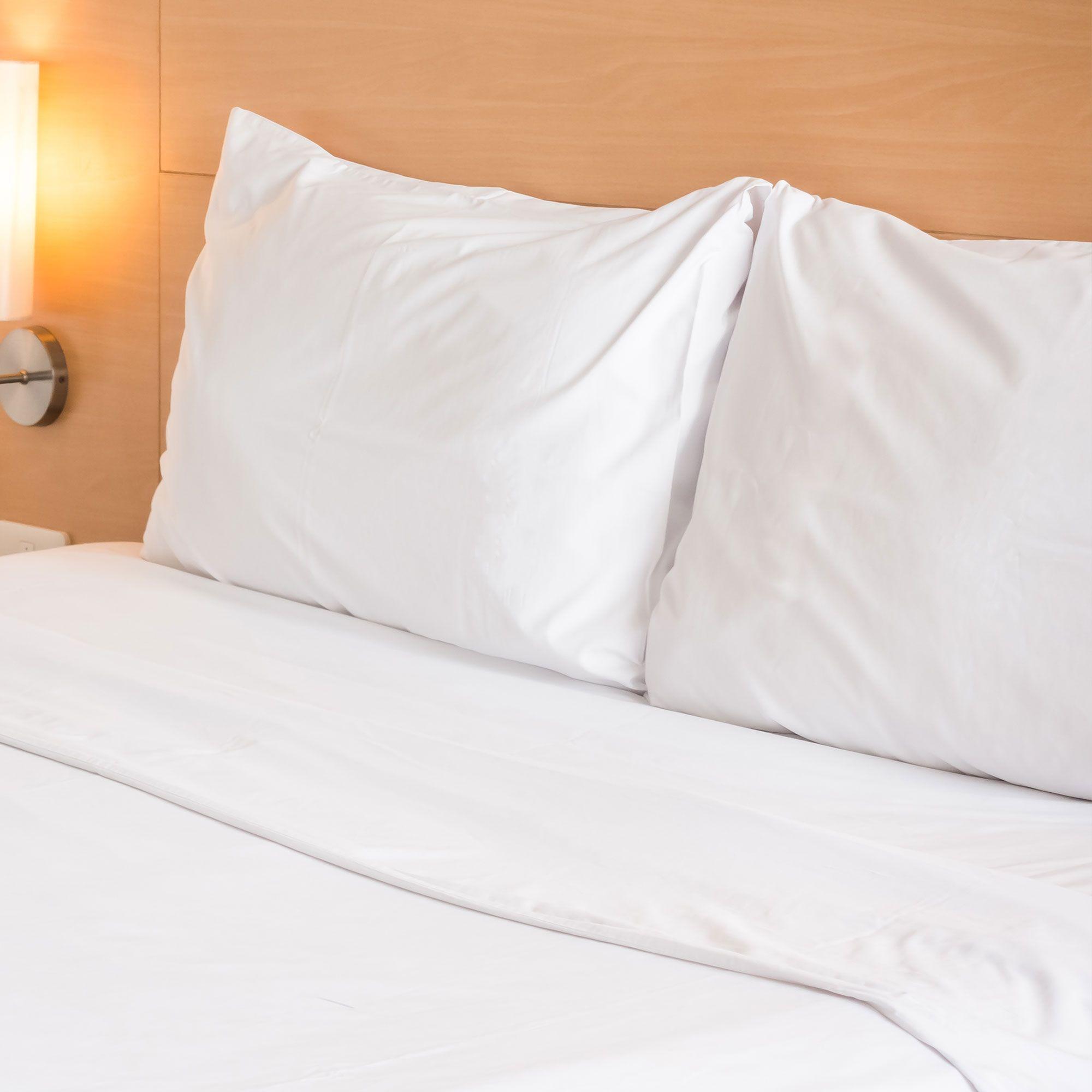 Sábana Yazz 300 Hilos Algodón Lisa Blanco King-2