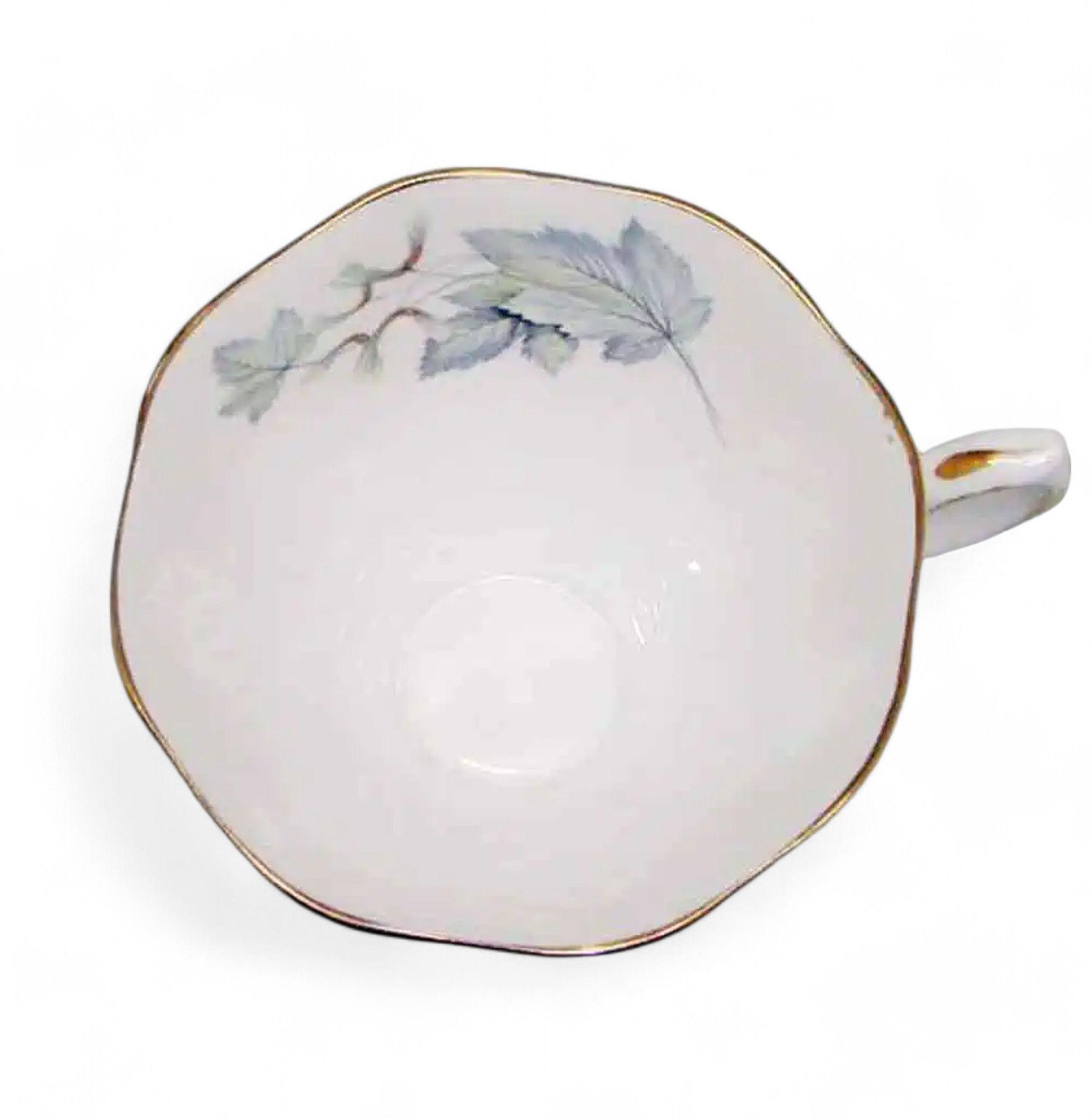 Trío de Café "Silver Maple" - Royal Albert, Inglaterra (1959 - 1984)-7