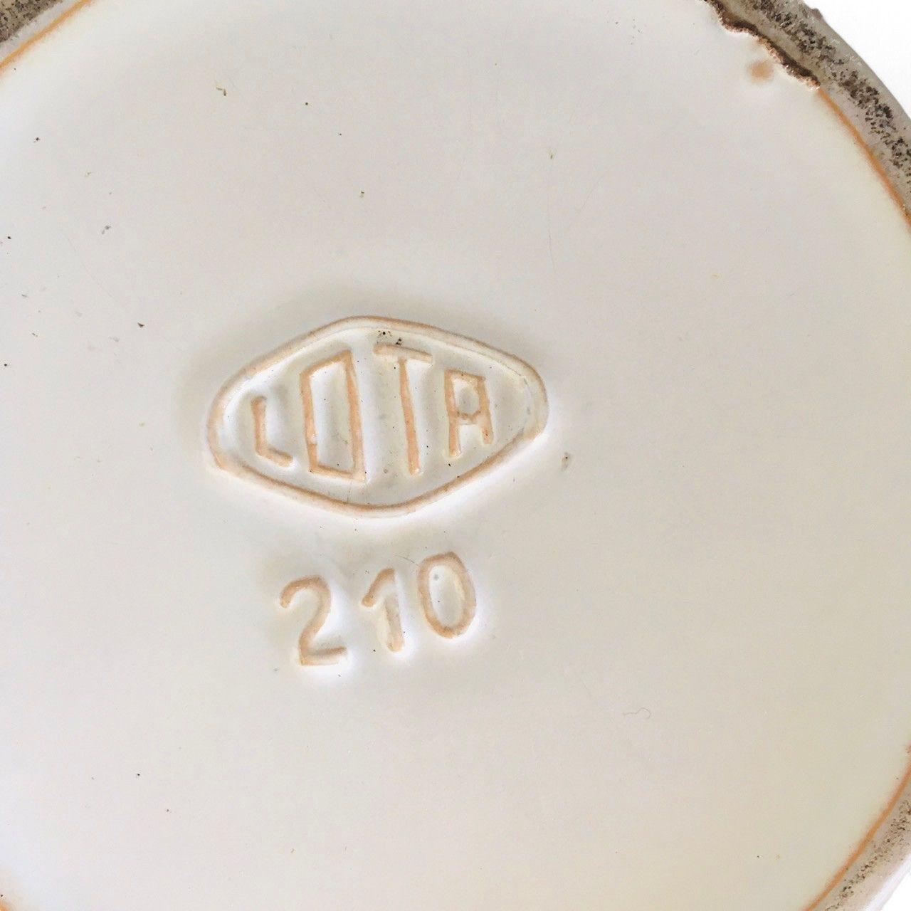 Cuerno de la Abundancia de Cerámica de Lota - Pintado a Mano (1936-1951)-5