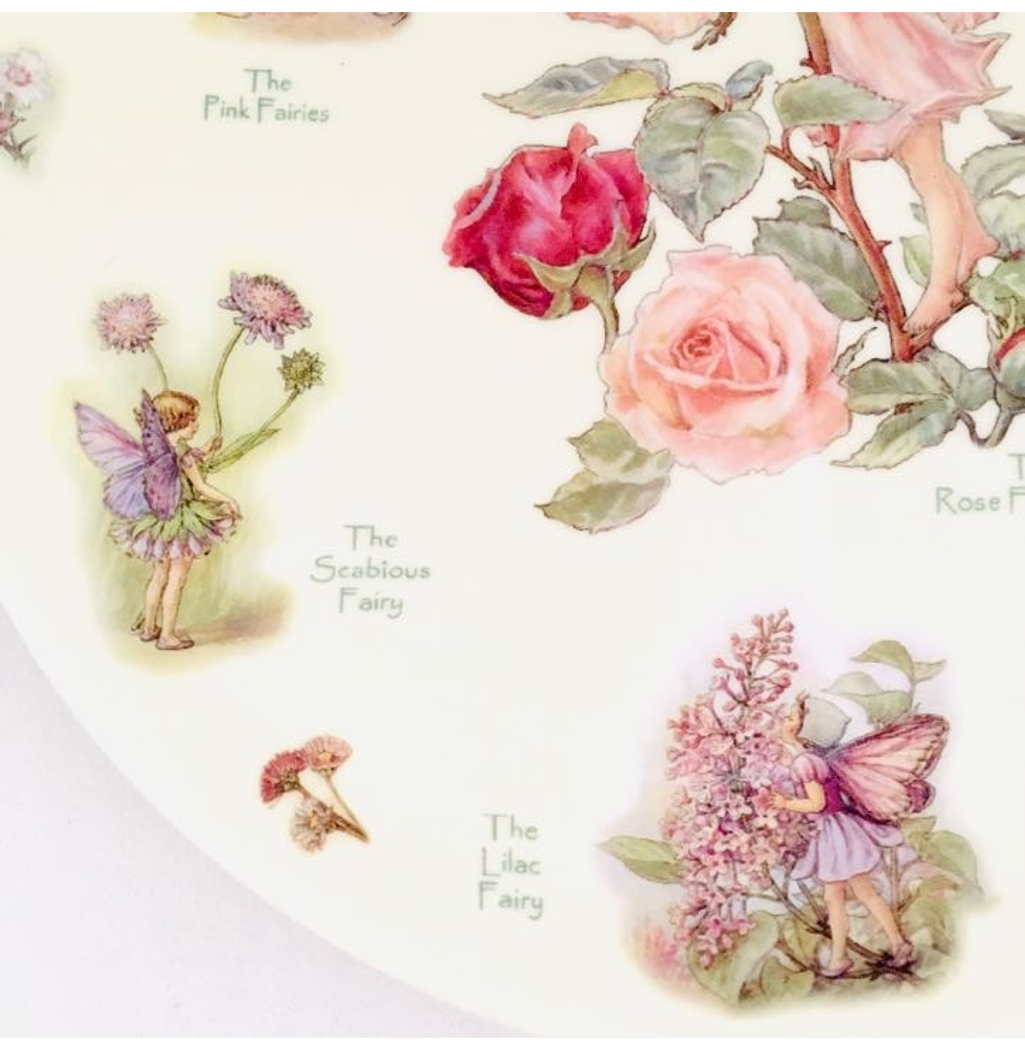 Plato decorativo serie 'Un calendario de hadas de las flores', Junio, (2002)-4