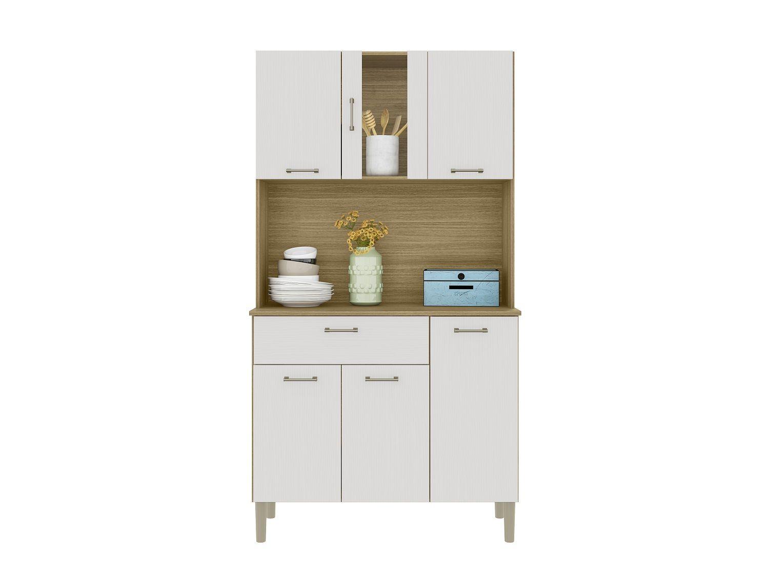 Kit Cocina Kira 6 Puertas Color Freijo-0