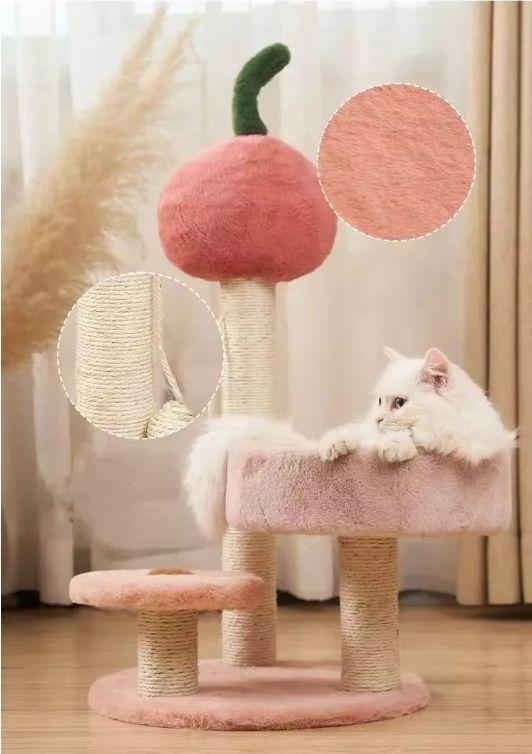 Rascador Para Gatos Cocolumpio Para Gatos De 4 Pisos Rosado-2