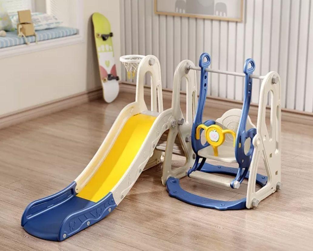 Resbalín Colorido Para Niños Juego De Columpio 6 En 1 Toboga-2