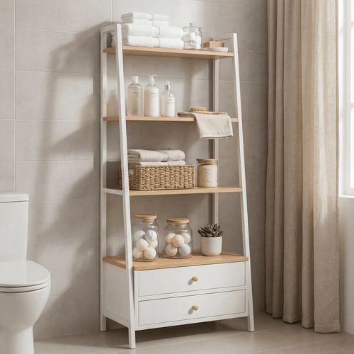 Repisa Biblioteca Organizador Estante Para Plantas 150cm Blanco-5