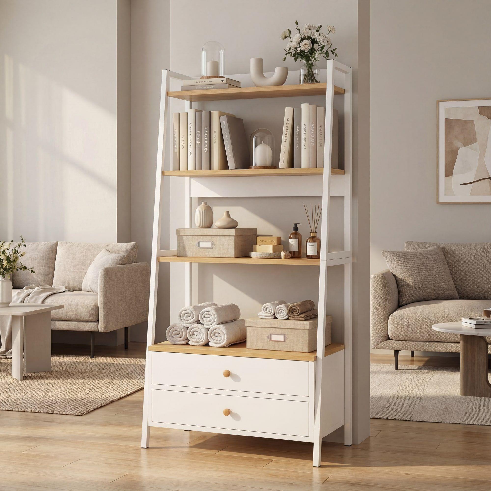 Repisa Biblioteca Organizador Estante Para Plantas 150cm Blanco-6