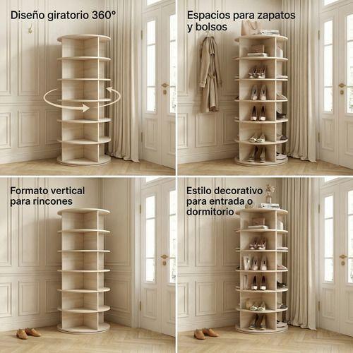 Organizador Zapatero Giratorio Estante Repisa Exhibicion-3
