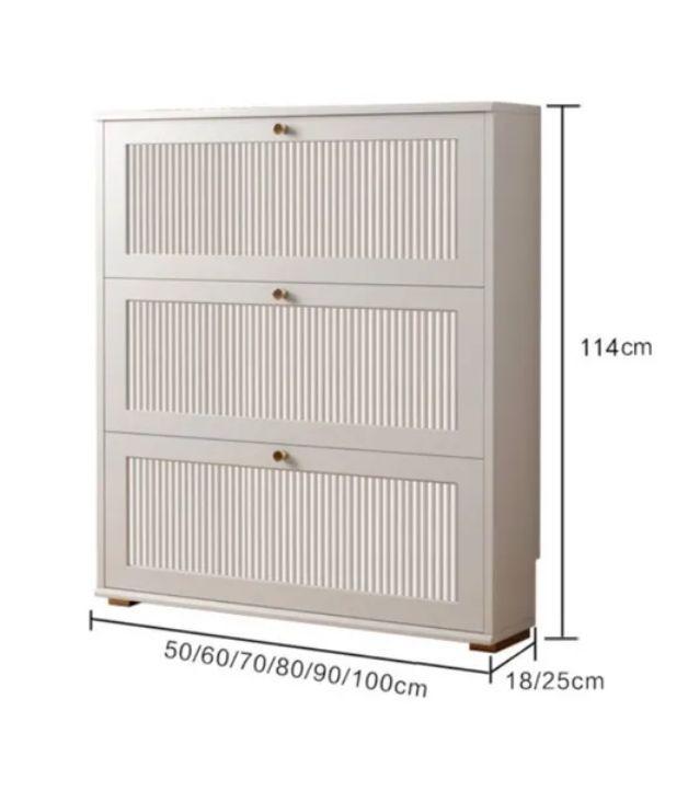 Zapatero Organizador Estante Zapato Hall Armario 114x80x18cm-4