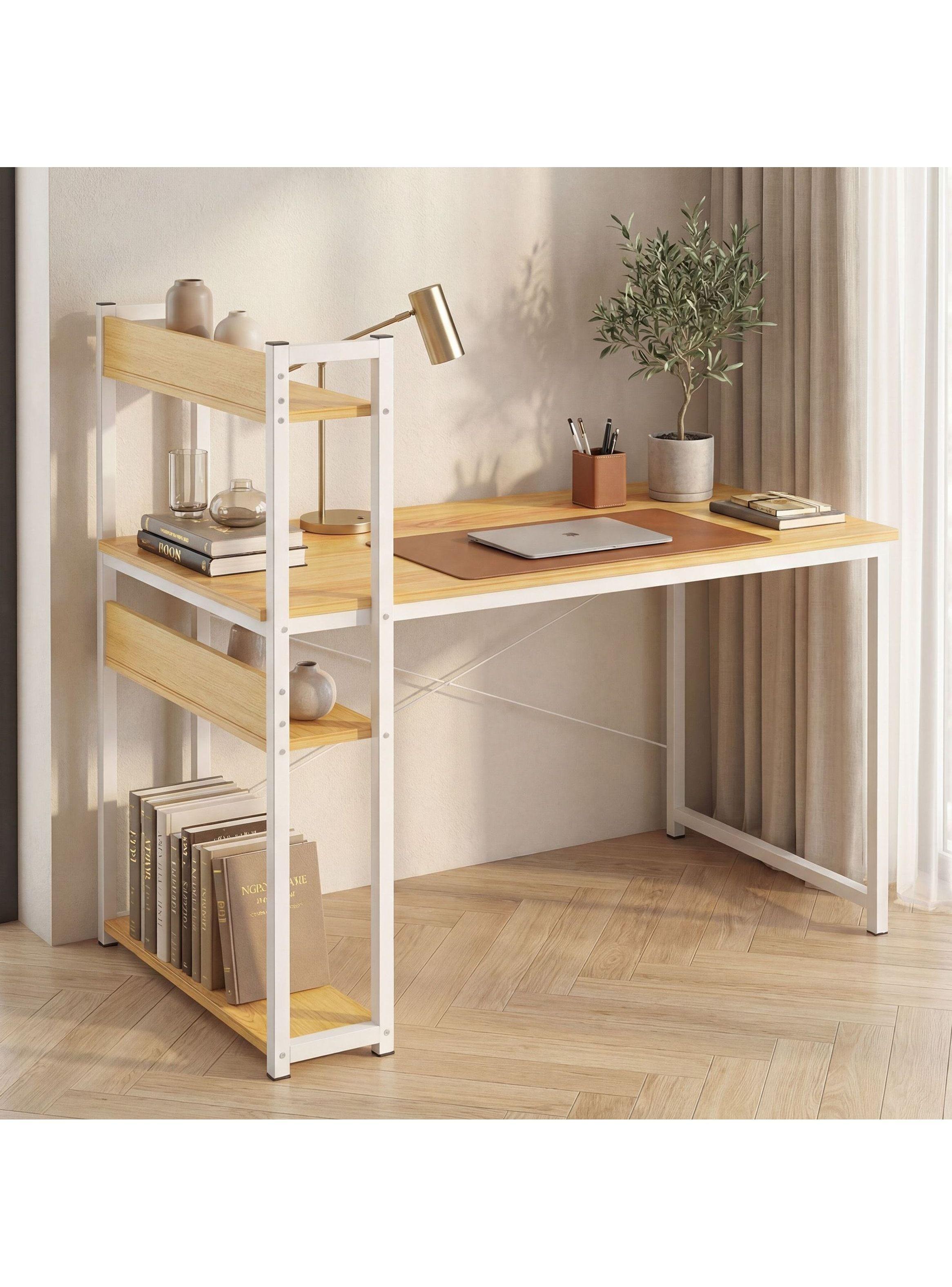 Escritorio H Oficina Madera Espesor 18mm 120cm X 55cm X 72cm-1