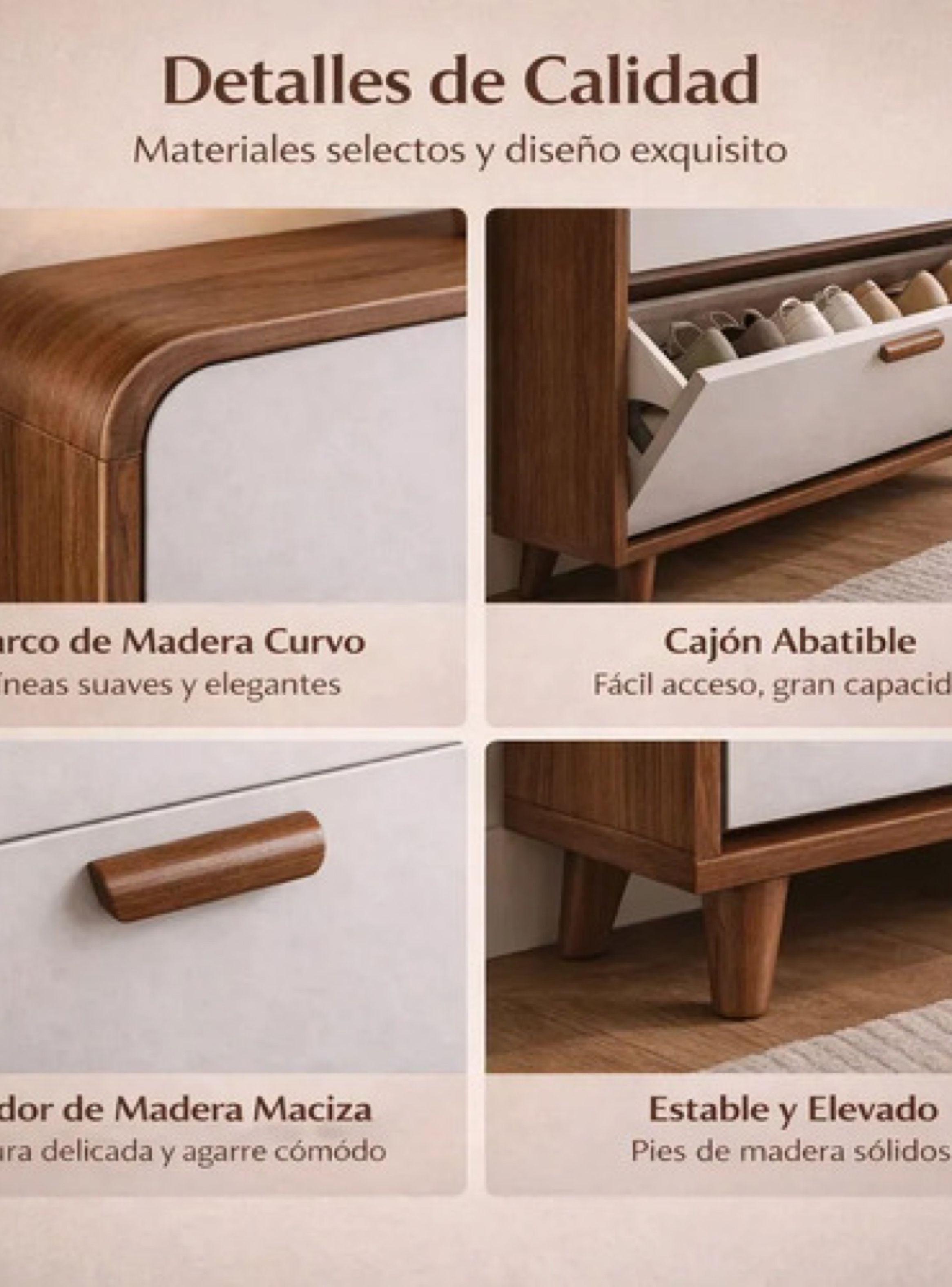 Zapatero Organizador Estante Hall Armario 120 Altox100x17cm-6