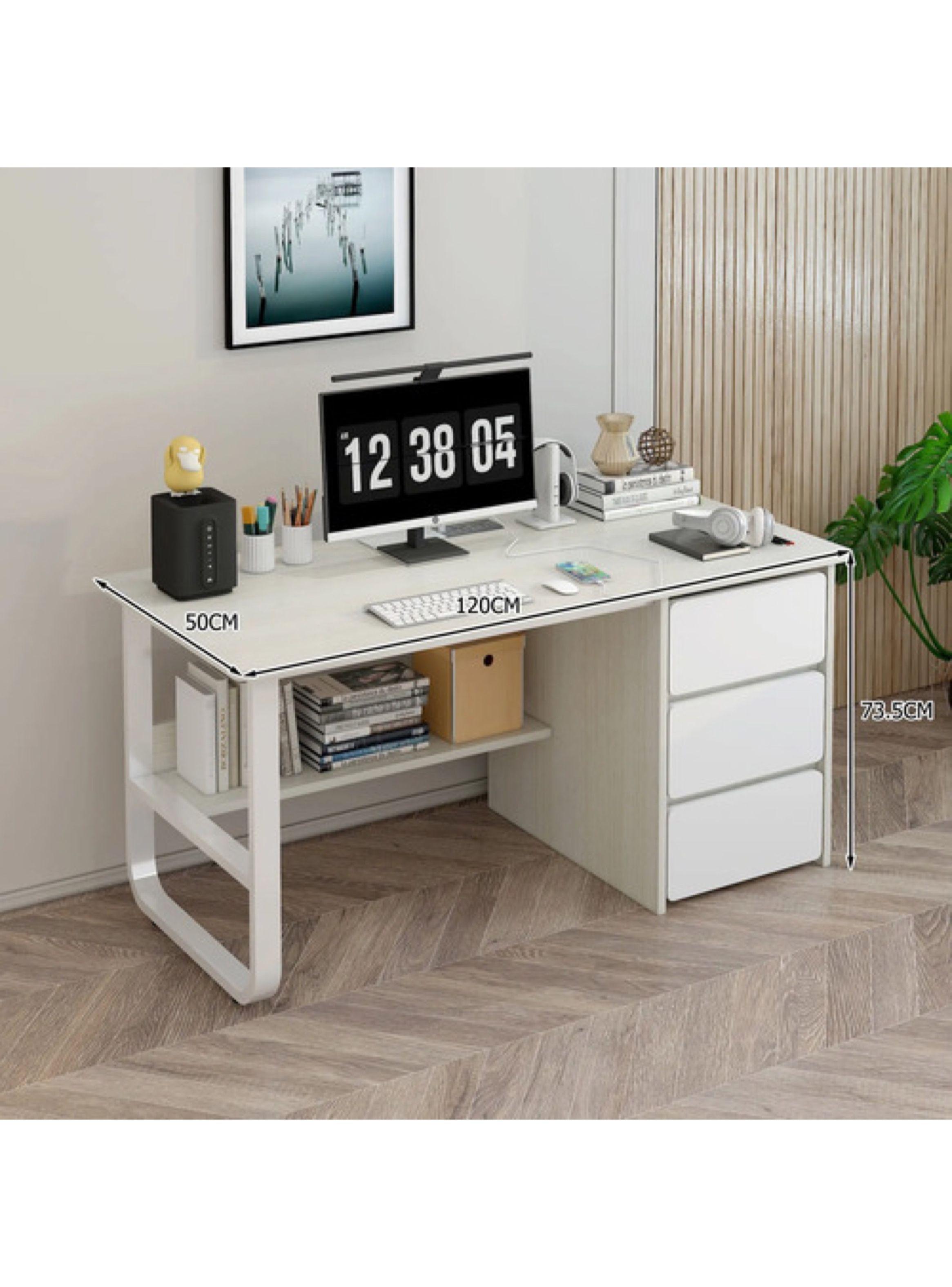 Escritorio Con Enchufe Tapa Deslizable Integrado Usb+usb-c Madera-2