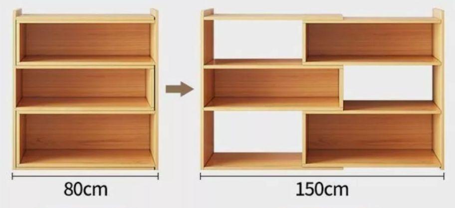 Organizador Estante Living Libro Zapatero Deformable 80-150-4