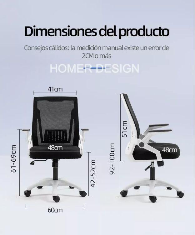 Silla De Oficina Escritorio Ejecutiva Con Asiento De Memoria-2