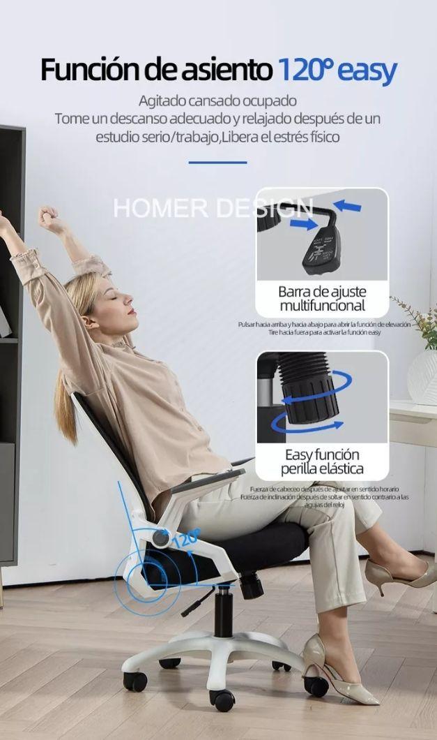 Silla De Oficina Escritorio Ejecutiva Con Asiento De Memoria-7