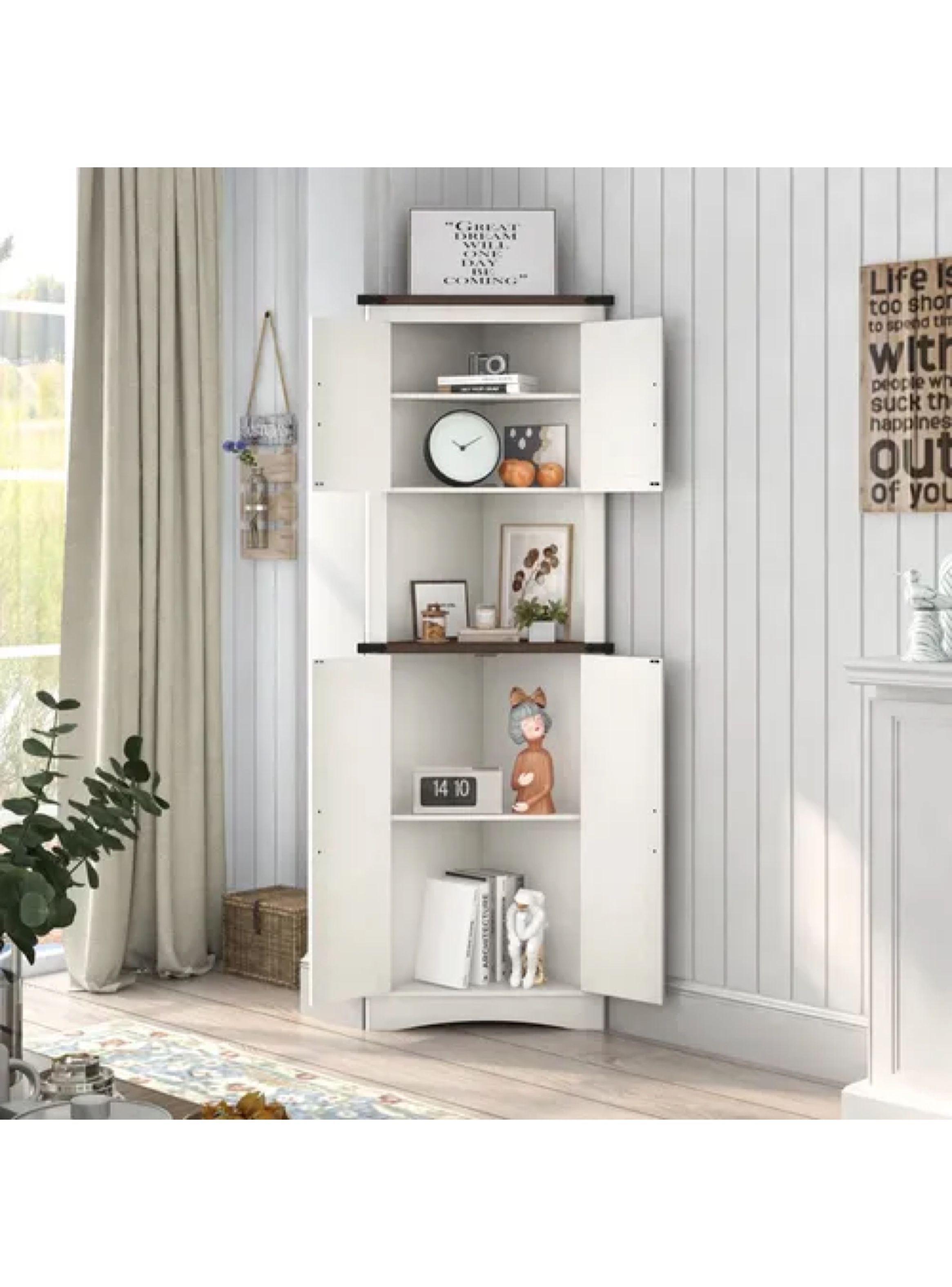 Estante Esquinero Repisa Moderna 172cm De Alto Living Cocina-1