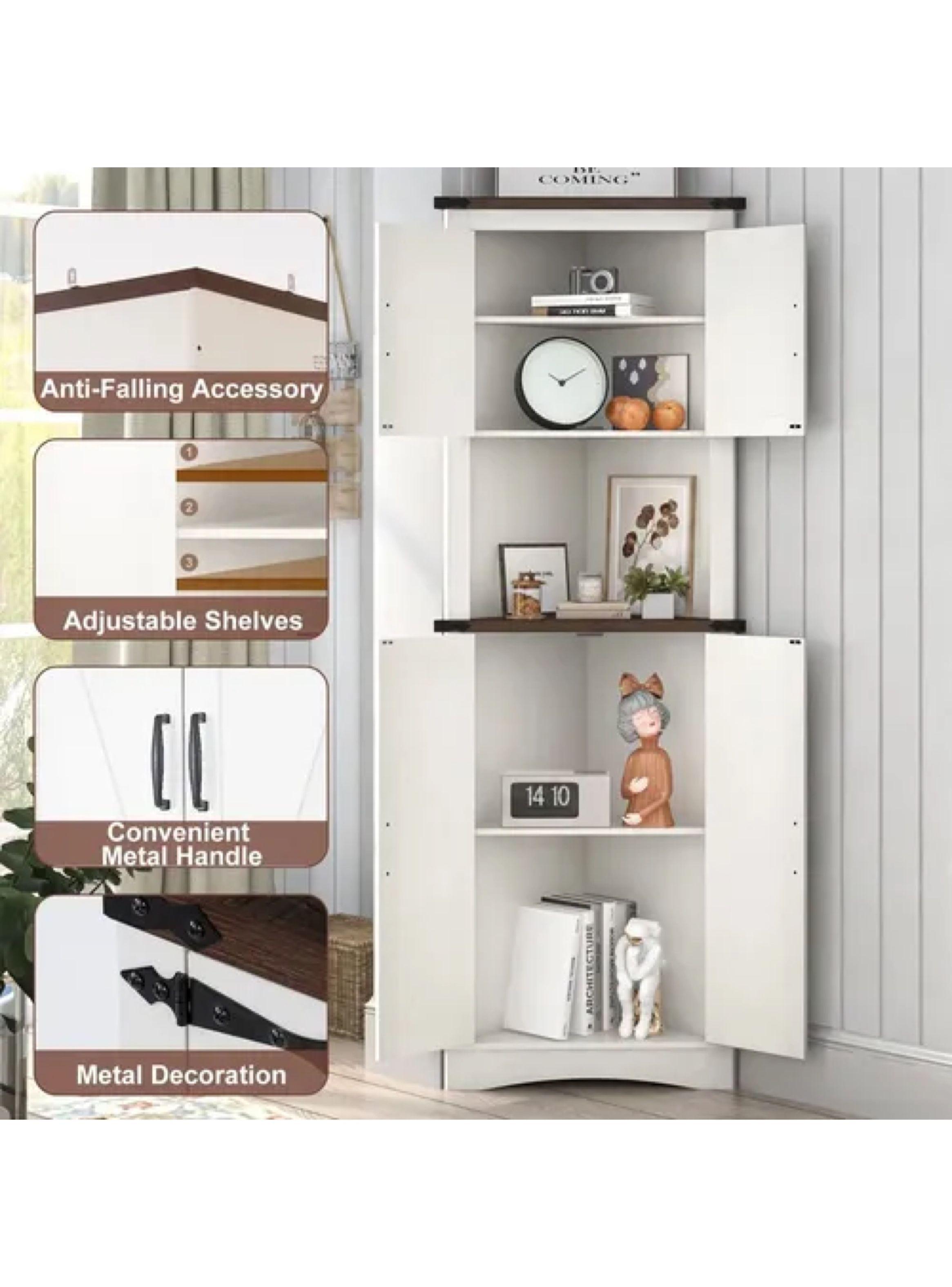 Estante Esquinero Repisa Moderna 172cm De Alto Living Cocina-4
