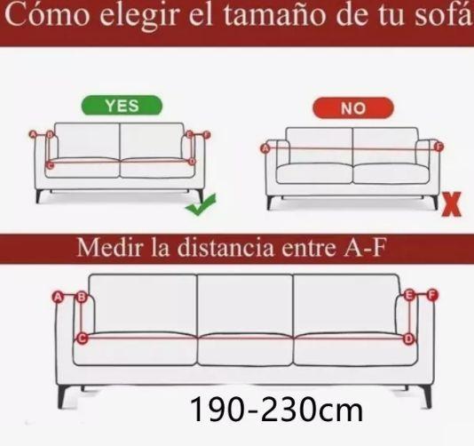 Cubre Sillón Adaptable Funda 3 Cuerpos Elasticada Color Rojo-3