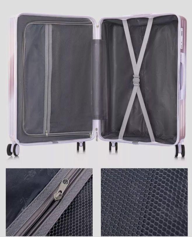 Set Maleta De Cabina Con Bolso De Viaje Portavaso Puerto Usb-4