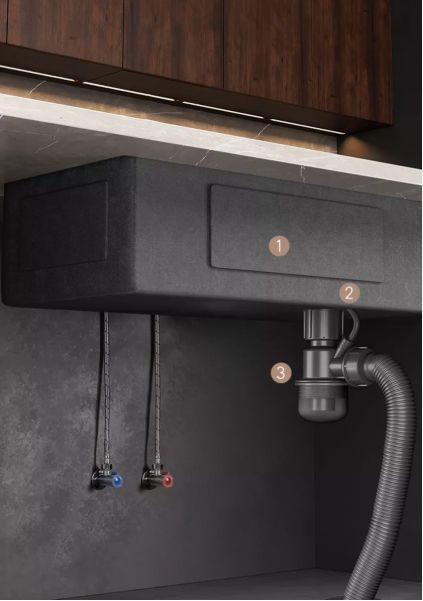 Combo Lavaplato Empotrado80x45cm Acero Inoxidable Fullequipo-3