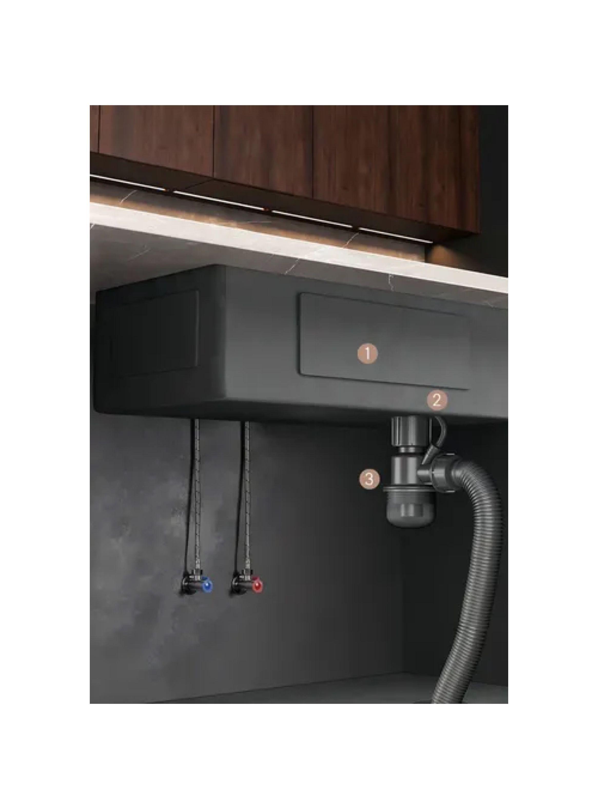 Combo Lavaplato Empotrado80x45cm Acero Inoxidable Fullequipo-4