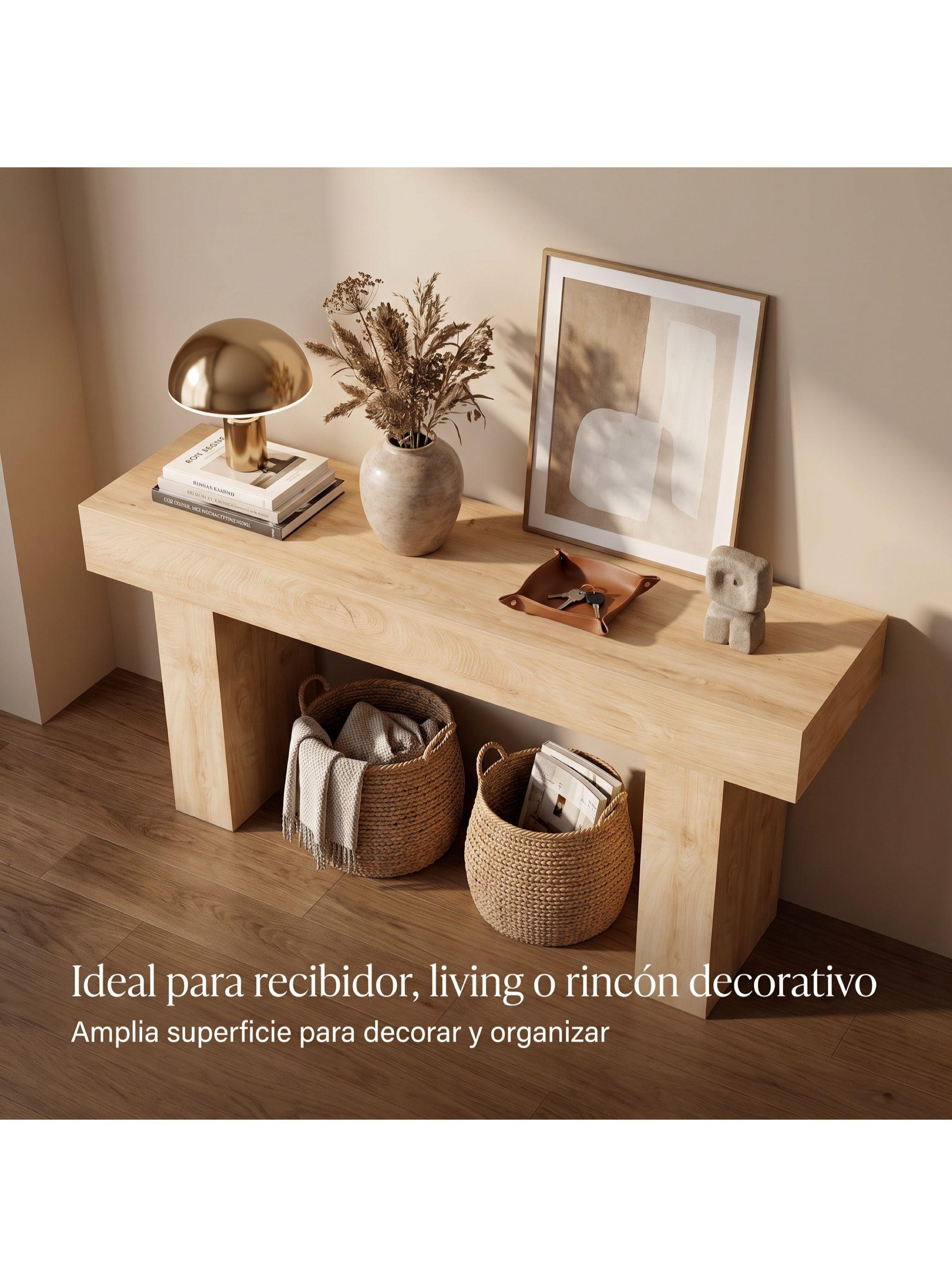 Mesa Lateral Amarante Tipo Arrimo Moderno 160 X 40 X 80 Cm 2025165TP-7