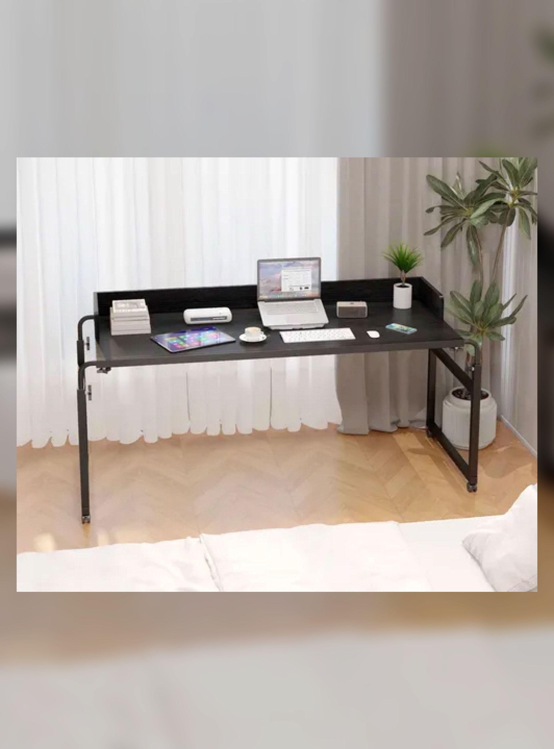 Escritorio Homeoffice Sobre Cama Multifuncional Ajustable Negro-3