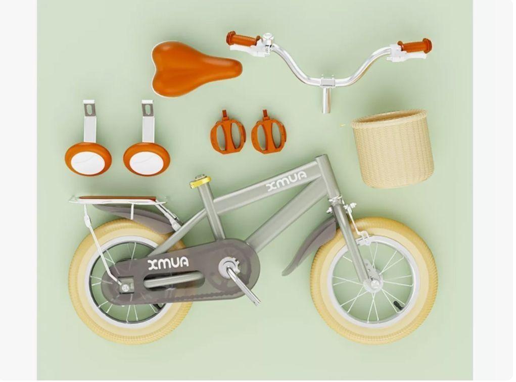 Bicicleta Infantil Bicimoto Aro 14 Niños Homer Outdoor-5