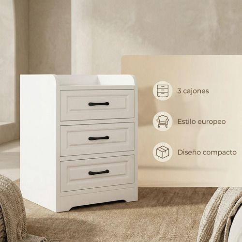 Velador 3 Niveles Con Cajones Homer Design 40*36*49-2