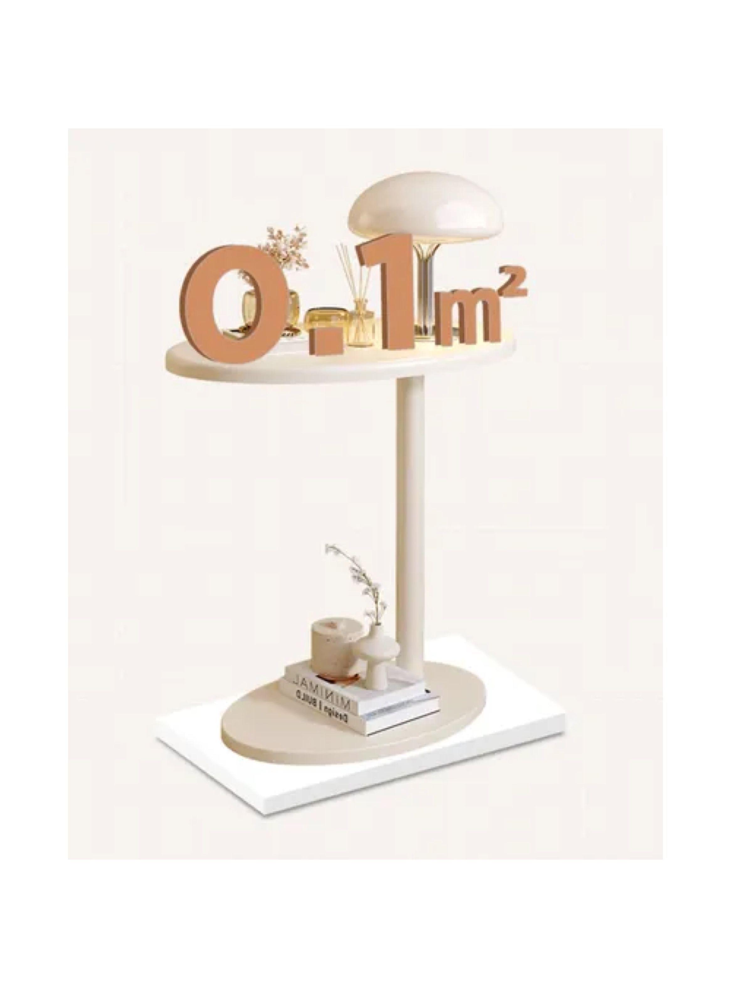 Mesa De Centro Lateral Living Vanguardia Melamina 48x55cm-5