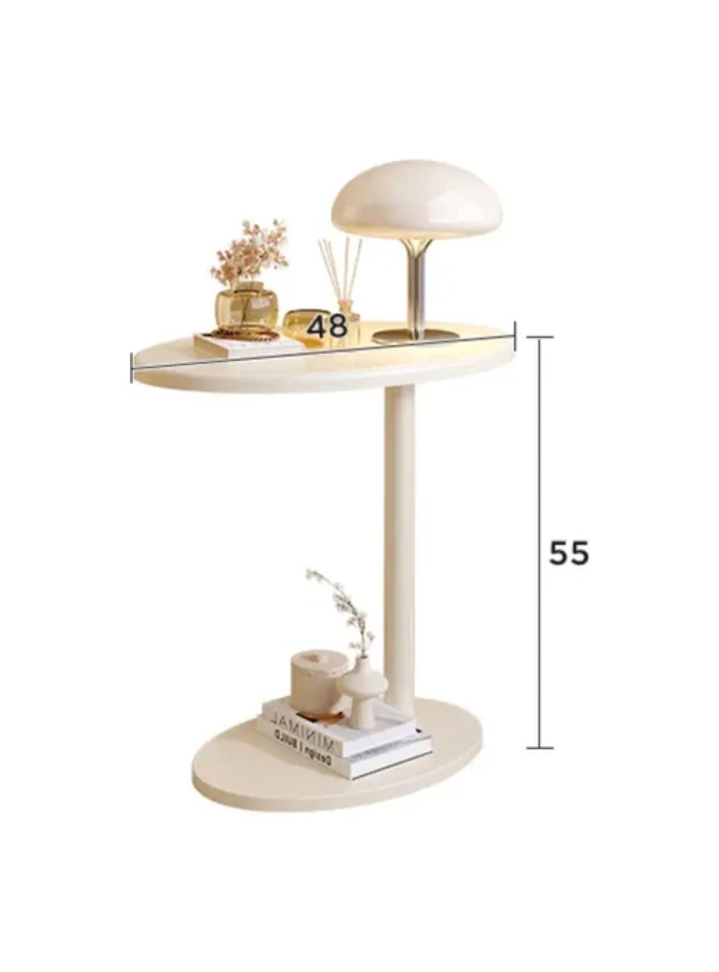 Mesa De Centro Lateral Living Vanguardia Melamina 48x55cm-7