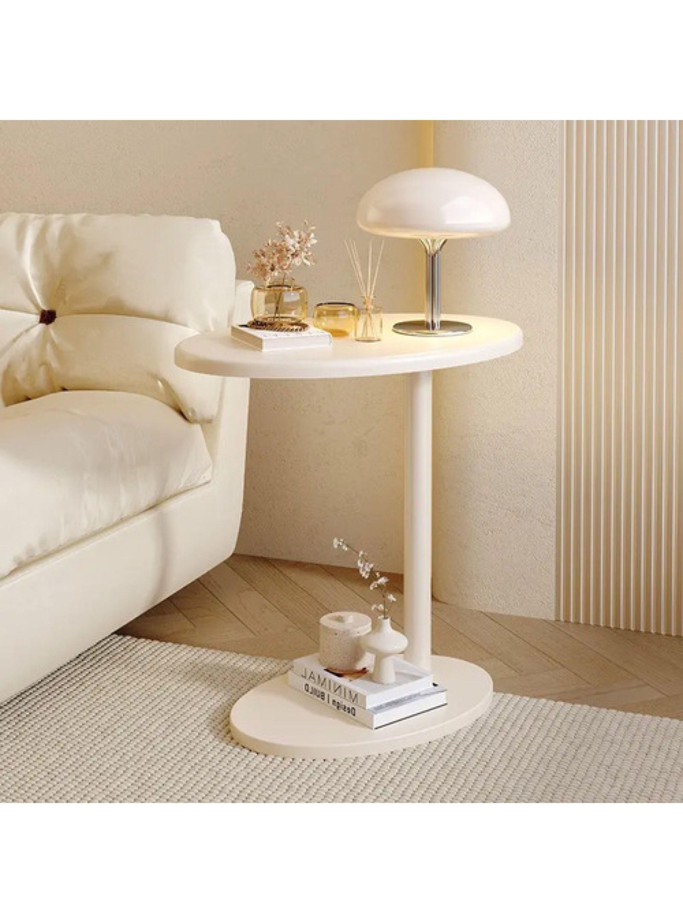Mesa De Centro Lateral Living Vanguardia Melamina 48x55cm-0