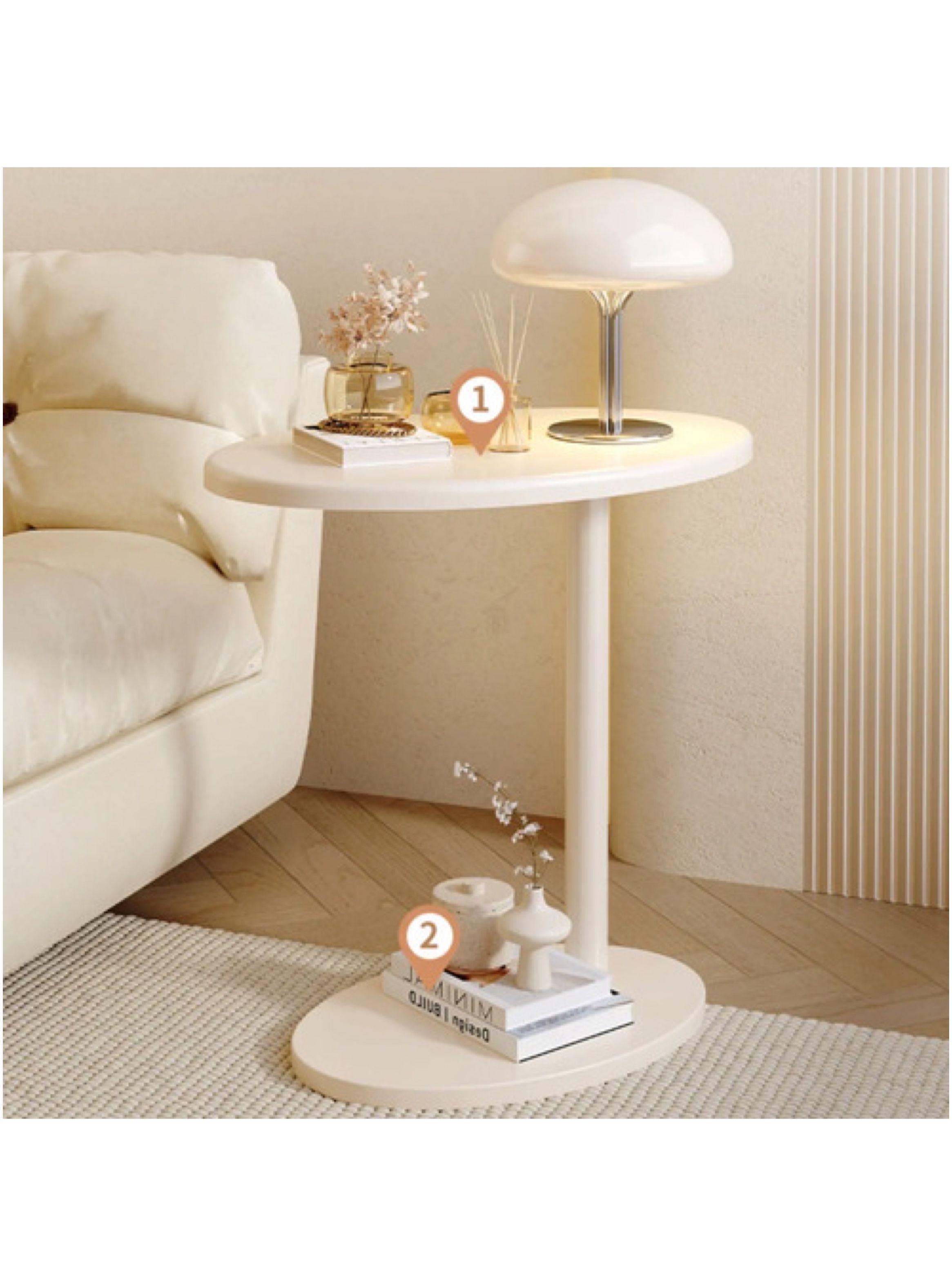 Mesa De Centro Lateral Living Vanguardia Melamina 48x55cm-1