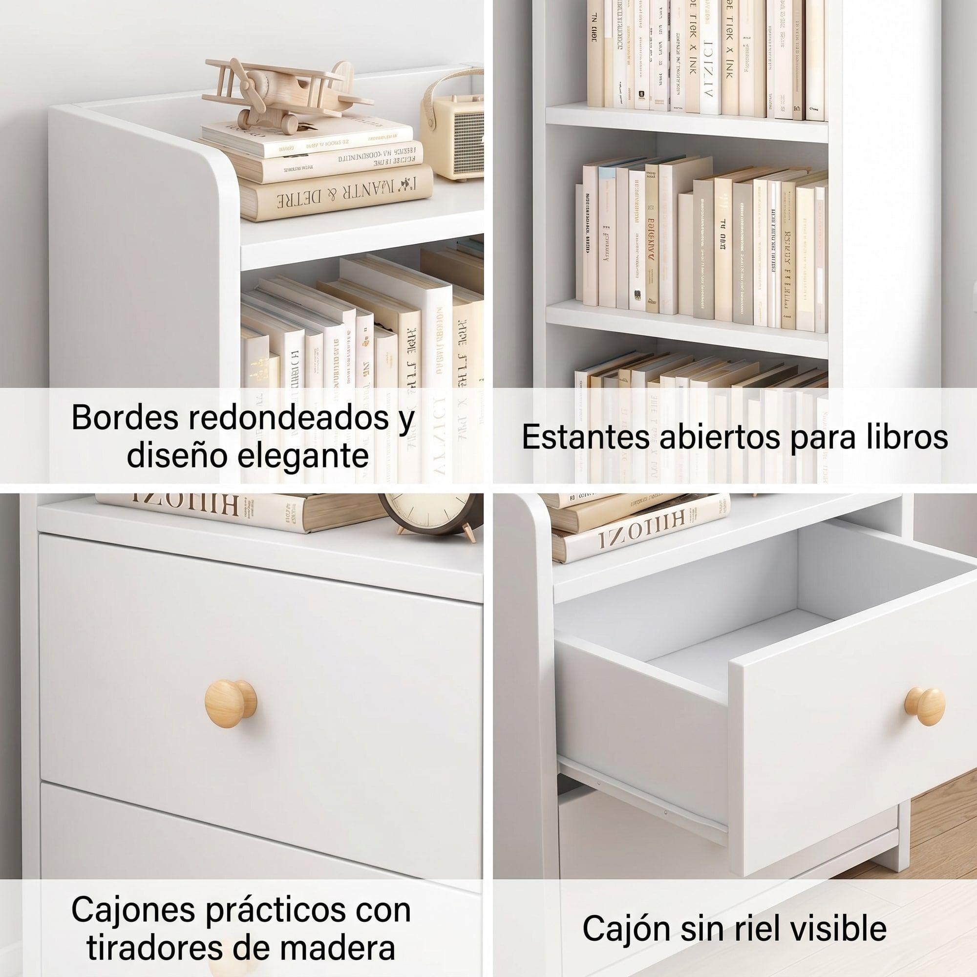 Velador Con Respaldo Alto Moderno Homer Design 128*30*40cm-3