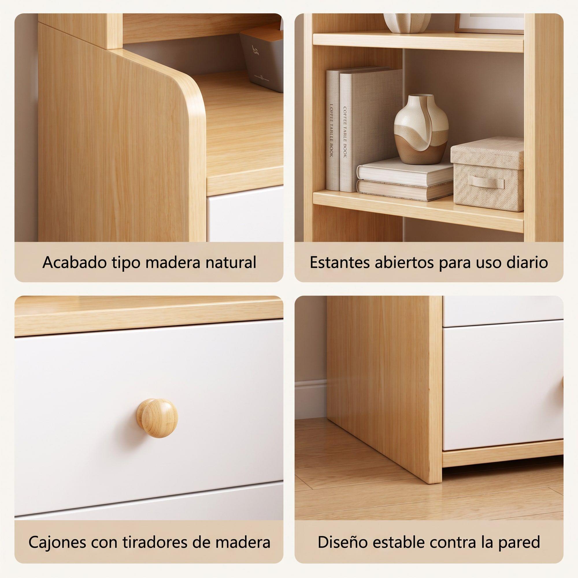 Velador Con Respaldo Alto Moderno Homer Design 128*30*40cm-3