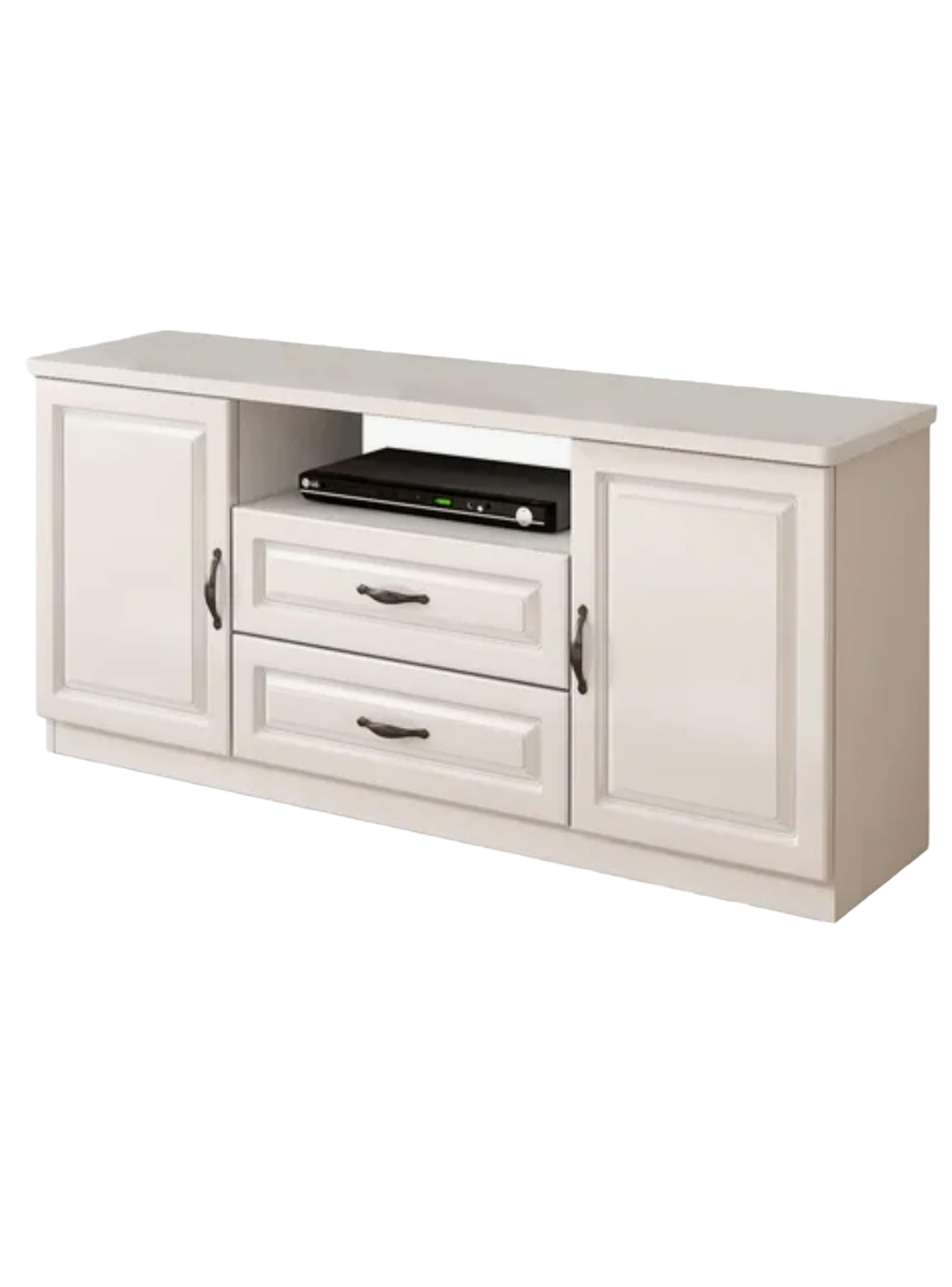Rack Tv 120x40x70cm Alto Estilo Europeo Hecho En Melamina-0