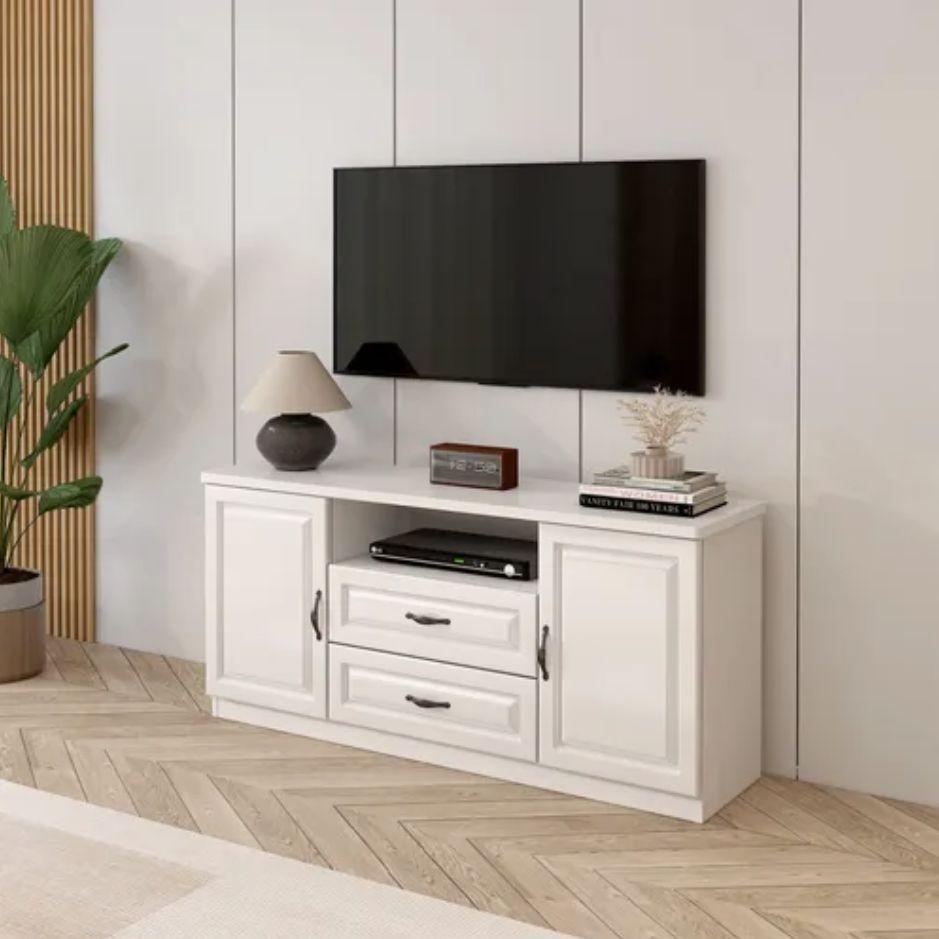 Rack Tv 120x40x70cm Alto Estilo Europeo Hecho En Melamina-1