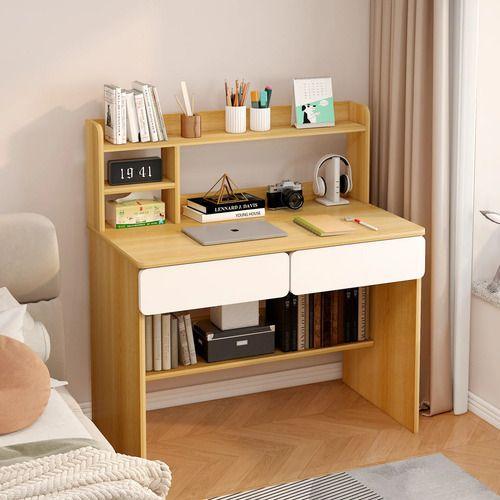 Escritorio Con Cajones Estanteria Para Libros Y Organizador Yn041-4