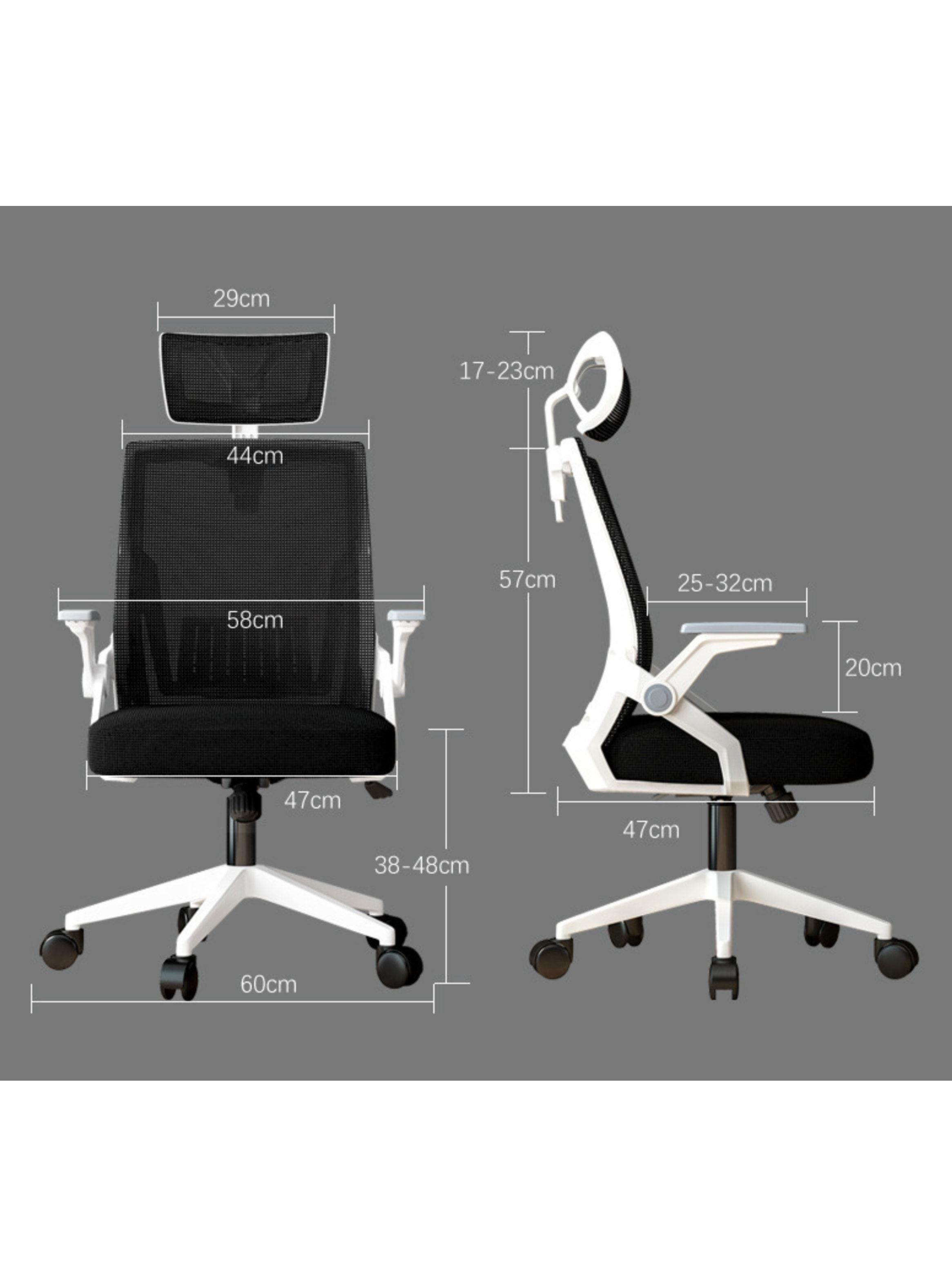 Silla Oficina Escritorio Ejecutiva Asiento De Memoria Cuello Negro-2
