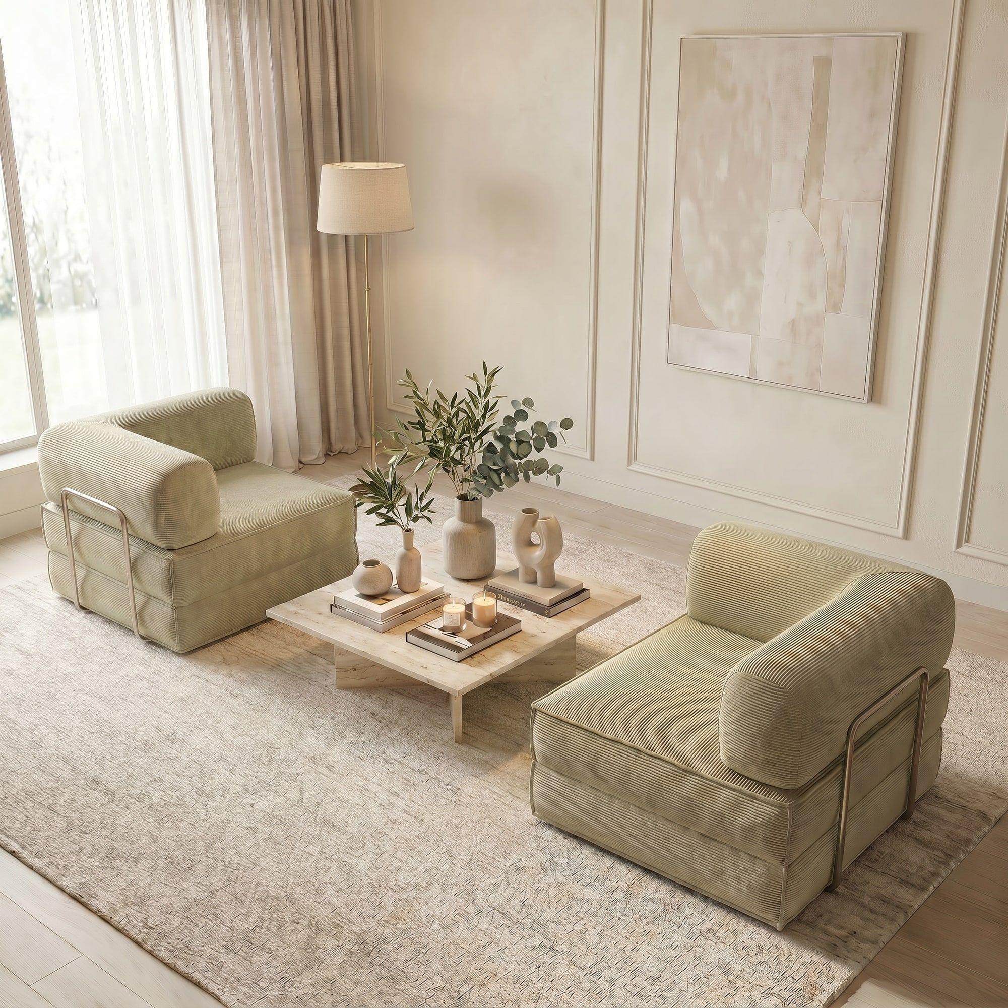 Sofa Cama King Modular 3 En 1 Convertible Alta Tencidad Verde-2