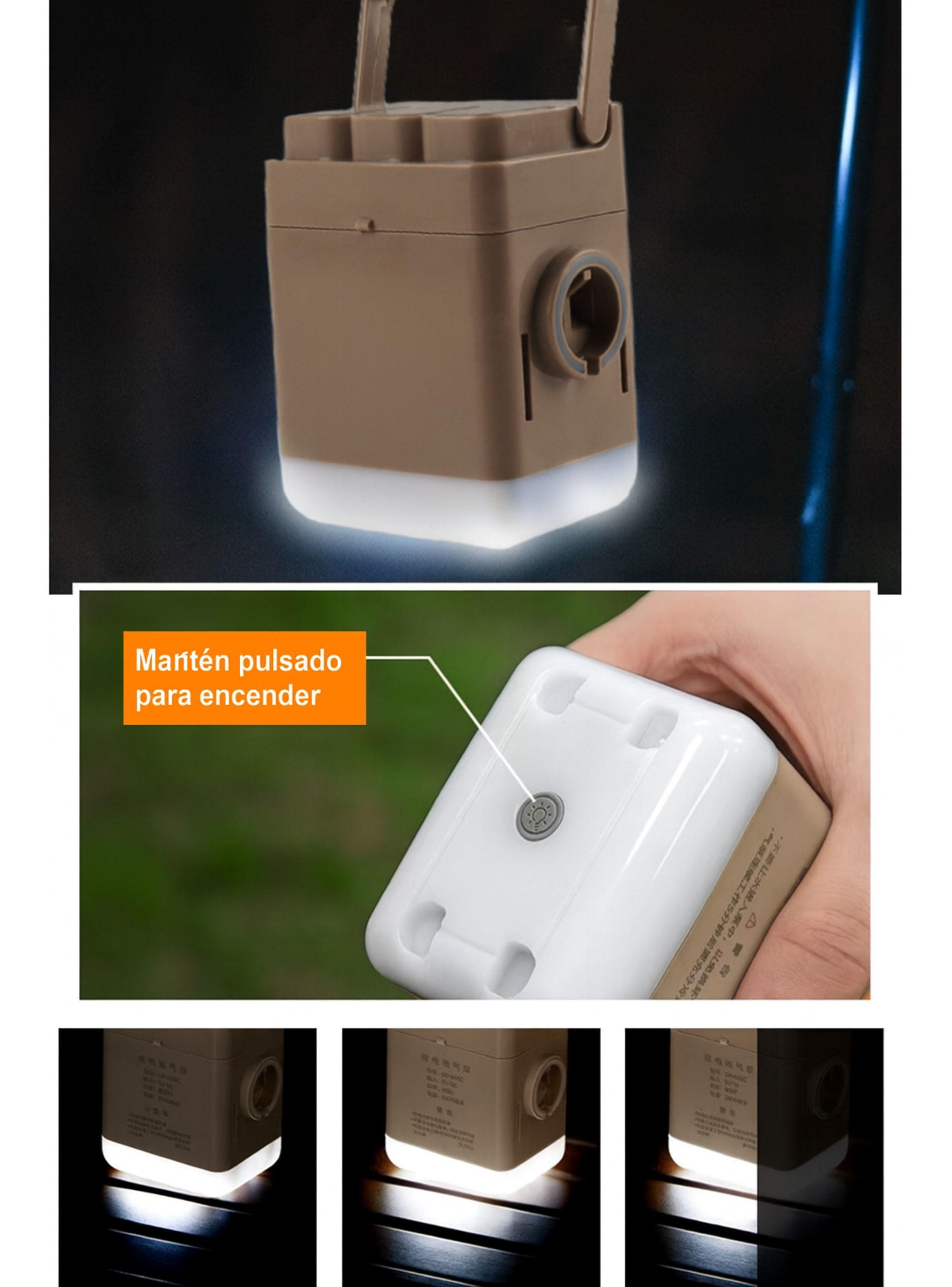 Colchón Inflable Eléctrico Inflador Con Linterna 1 Plaza Amarillo-6