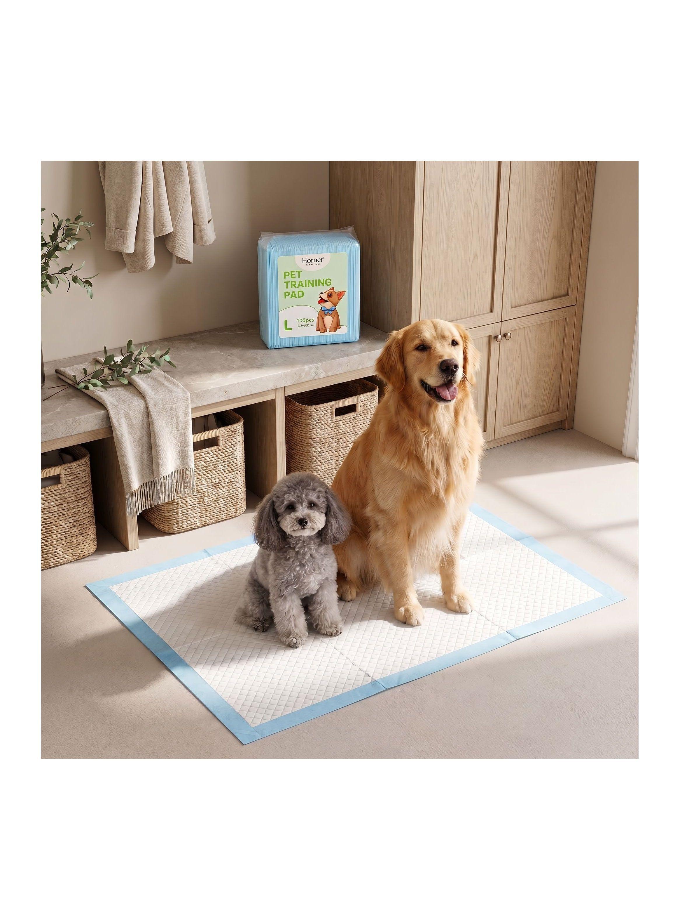 100 Pañales Sabanillas Mascotas Perros 60x60 Cm-5