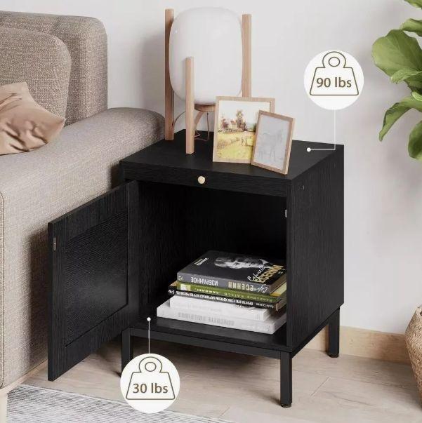 Velador Con Puerta Diseño Tejido Norte Americano 48*40*57cm-4