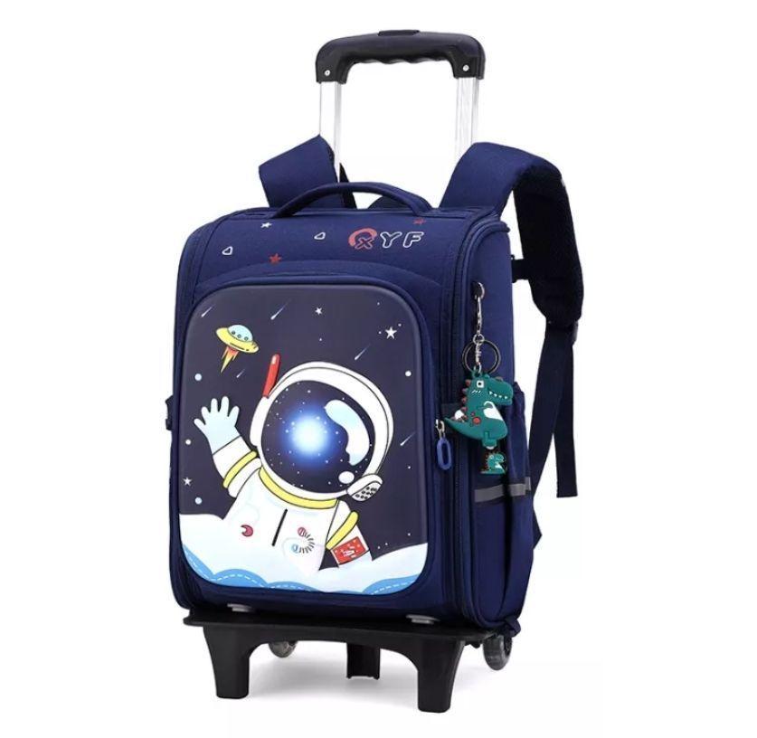 Mochila Escolar Homer Outdoor Con Ruedas Y Compart Notebook-0